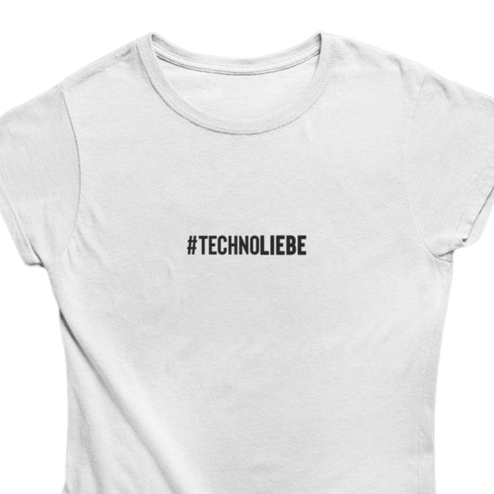 #technoliebe T-Shirt (schwarz oder weiß) - FestivalStuff