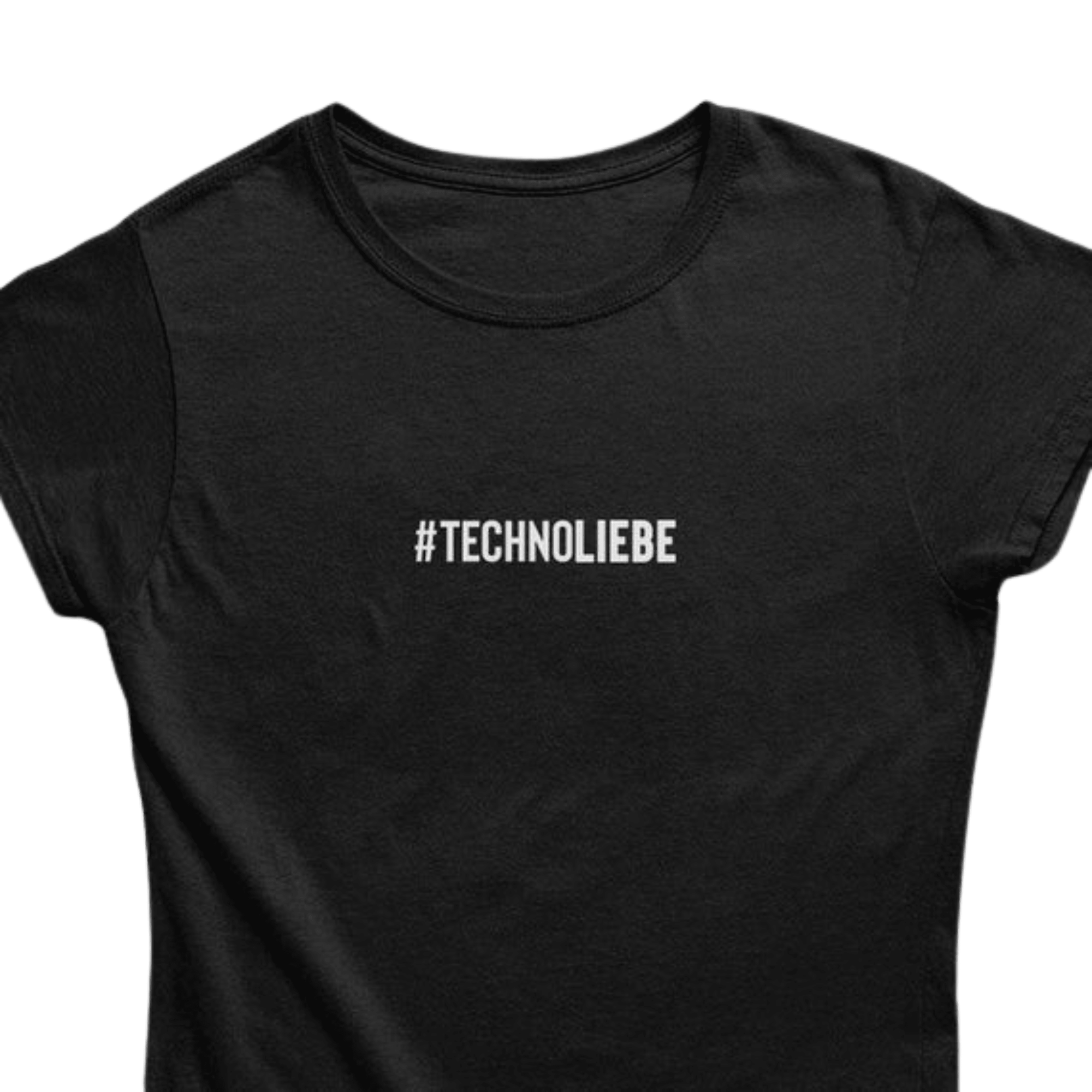 #technoliebe T-Shirt (schwarz oder weiß) - FestivalStuff