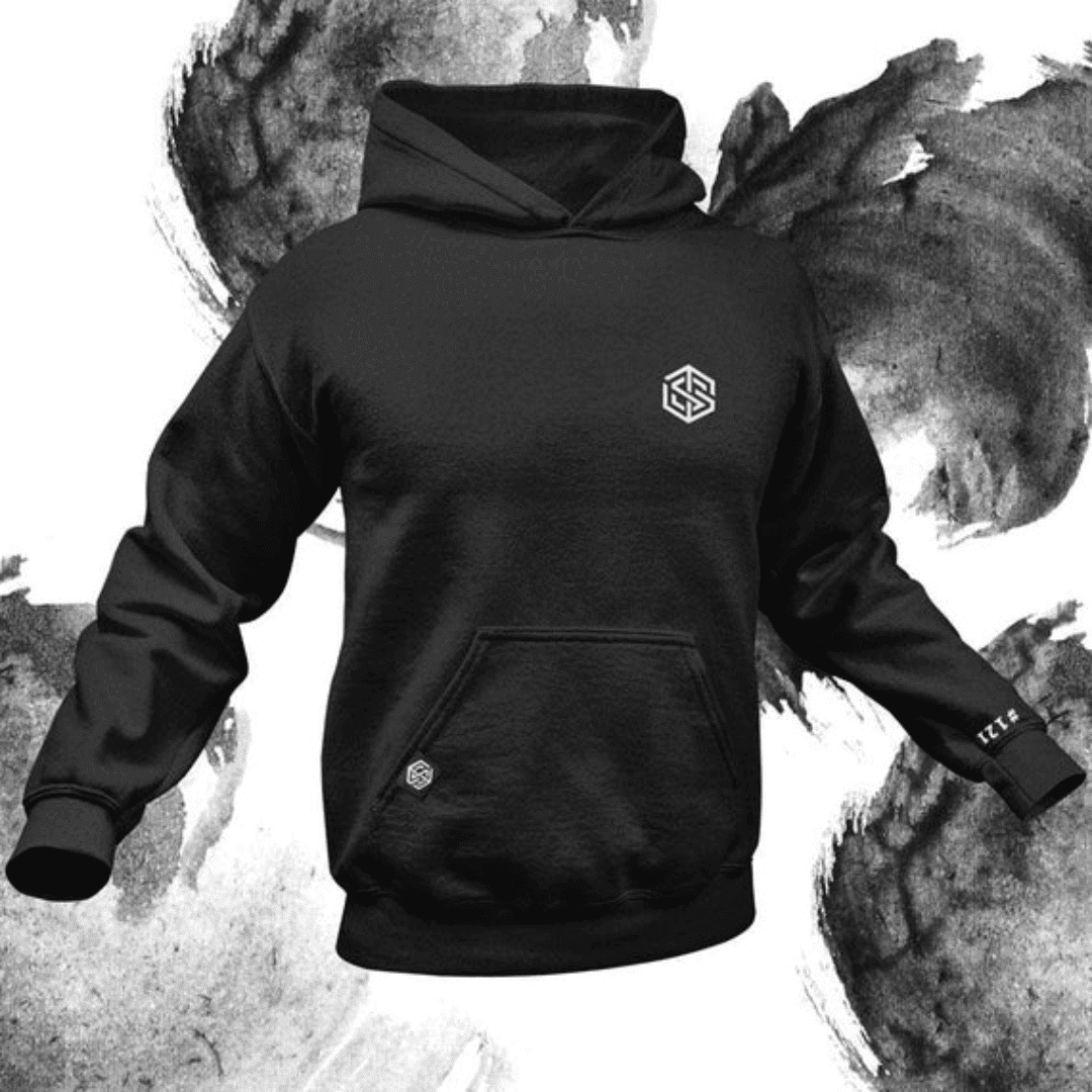 Technostoff Crew Premium Hoodie (schwarz) - FestivalStuff