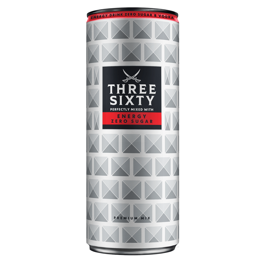 THREE SIXTY Vodka Energy Zero - FestivalStuff