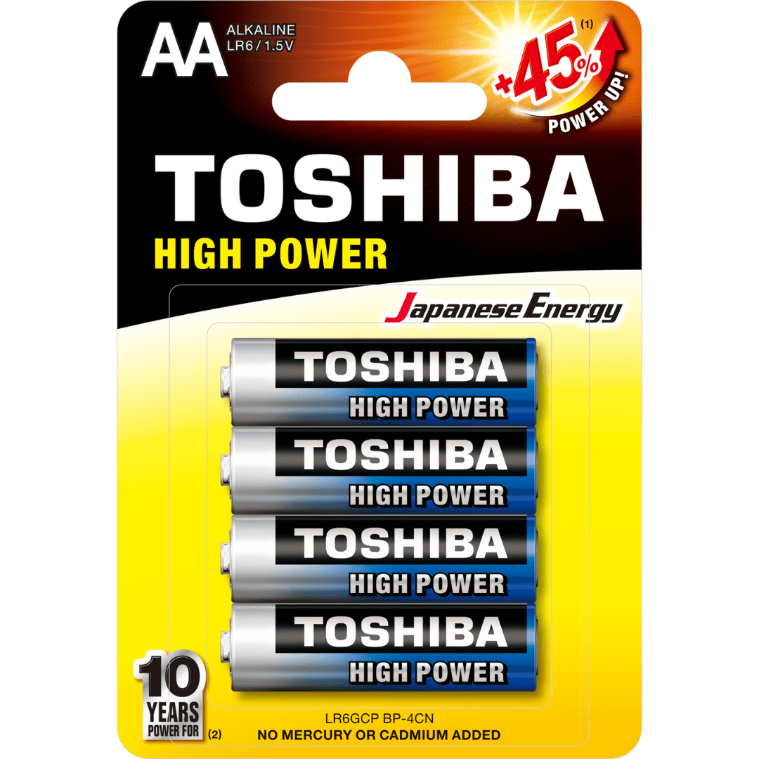 TOSHIBA AA Batterien 1,5V - FestivalStuff