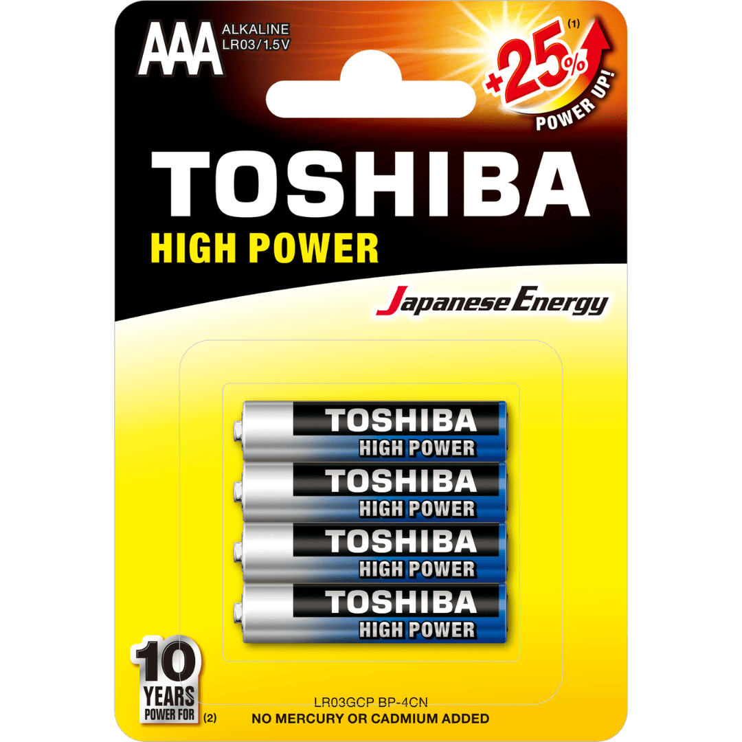 TOSHIBA AAA Batterien 1,5V - FestivalStuff