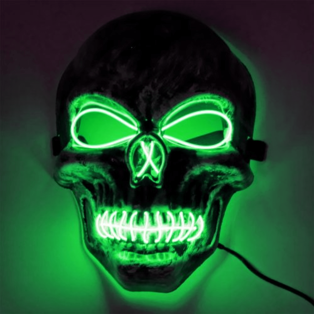 Totenkopf Maske LED - FestivalStuff