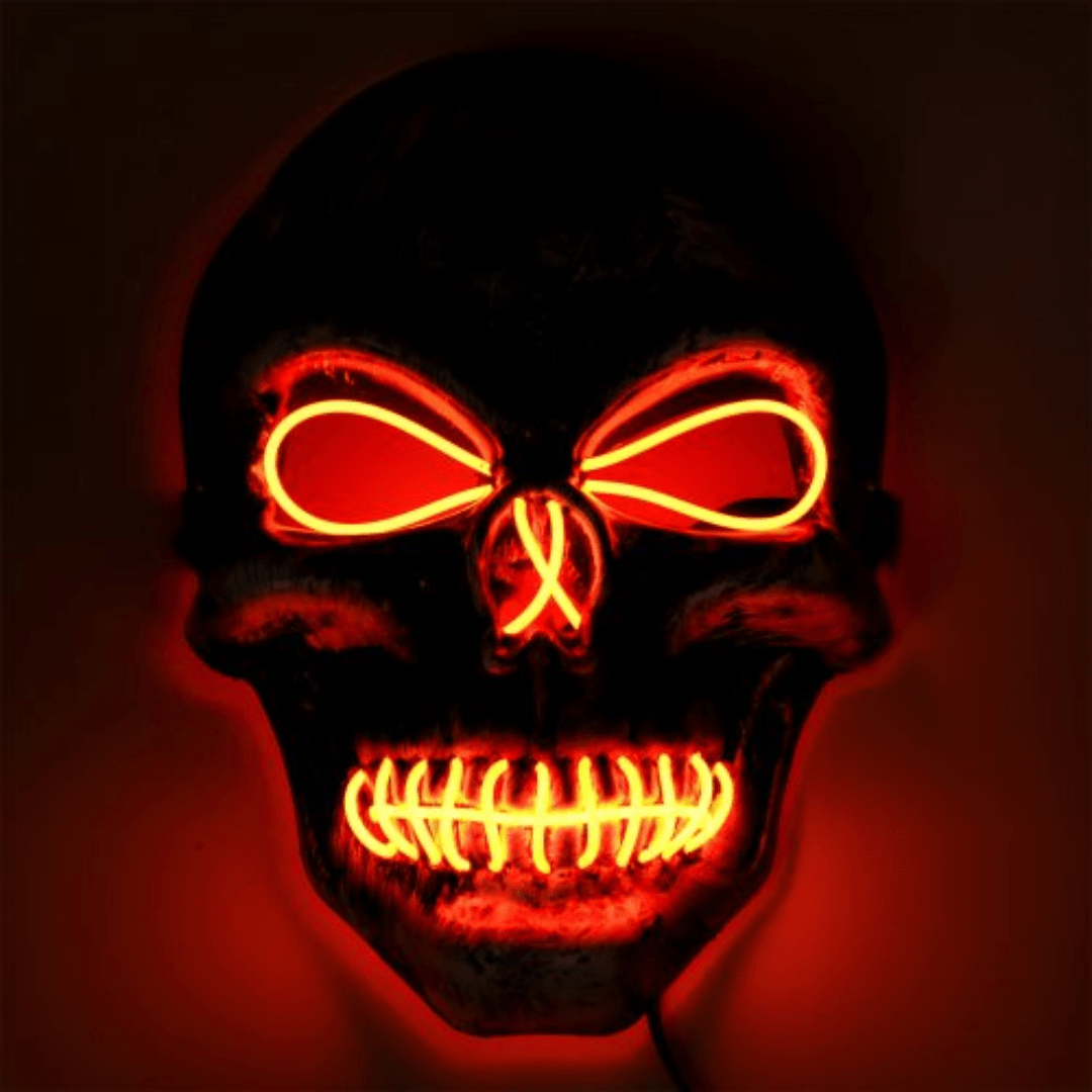 Totenkopf Maske LED - FestivalStuff