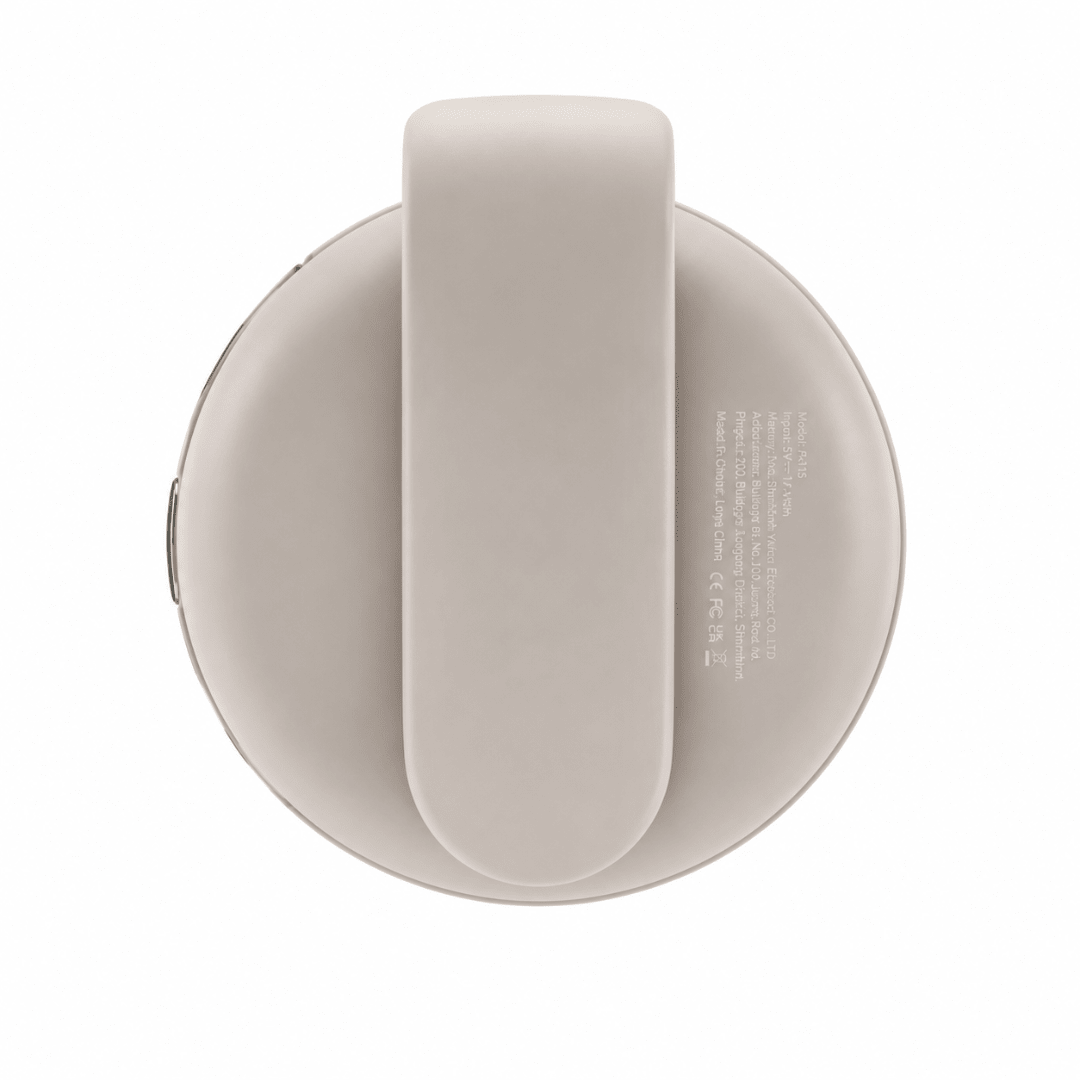Tragbarer Mini Ventilator mit Clip Weiß - FestivalStuff