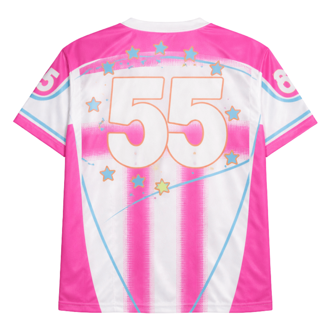 Trikot Ketamine Pink Weiß - FestivalStuff