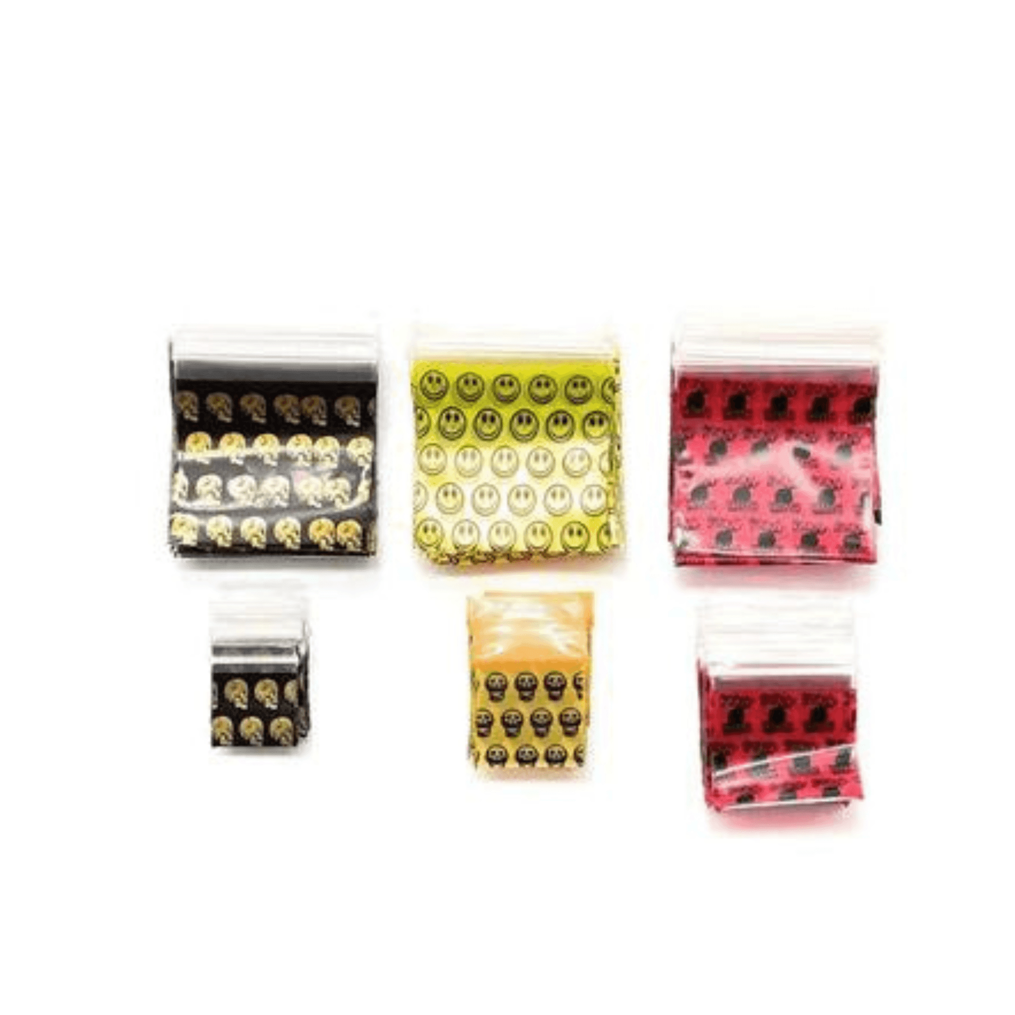 Tütchen Set (60 Stück) in verschiedenen Größen Tüten Zipper wiederverschließbar - FestivalStuff