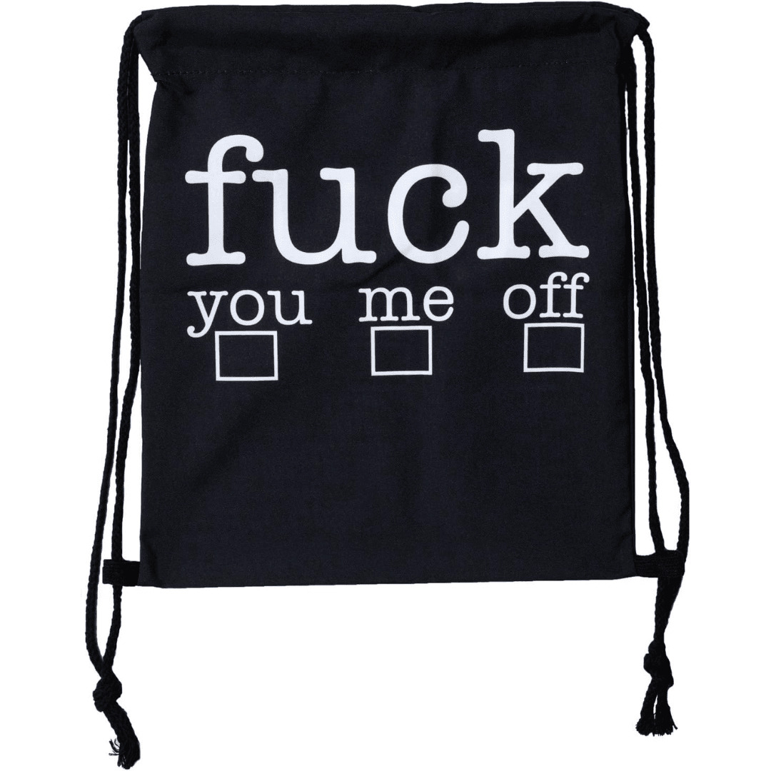Turnbeutel Fuck you me off - FestivalStuff