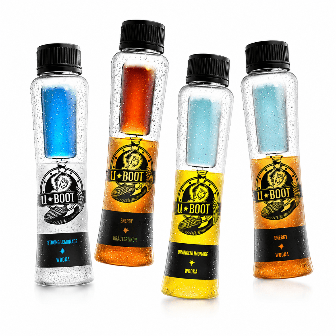 U-Boot Tauch-Shot Mix Set – 4 Sorten - FestivalStuff