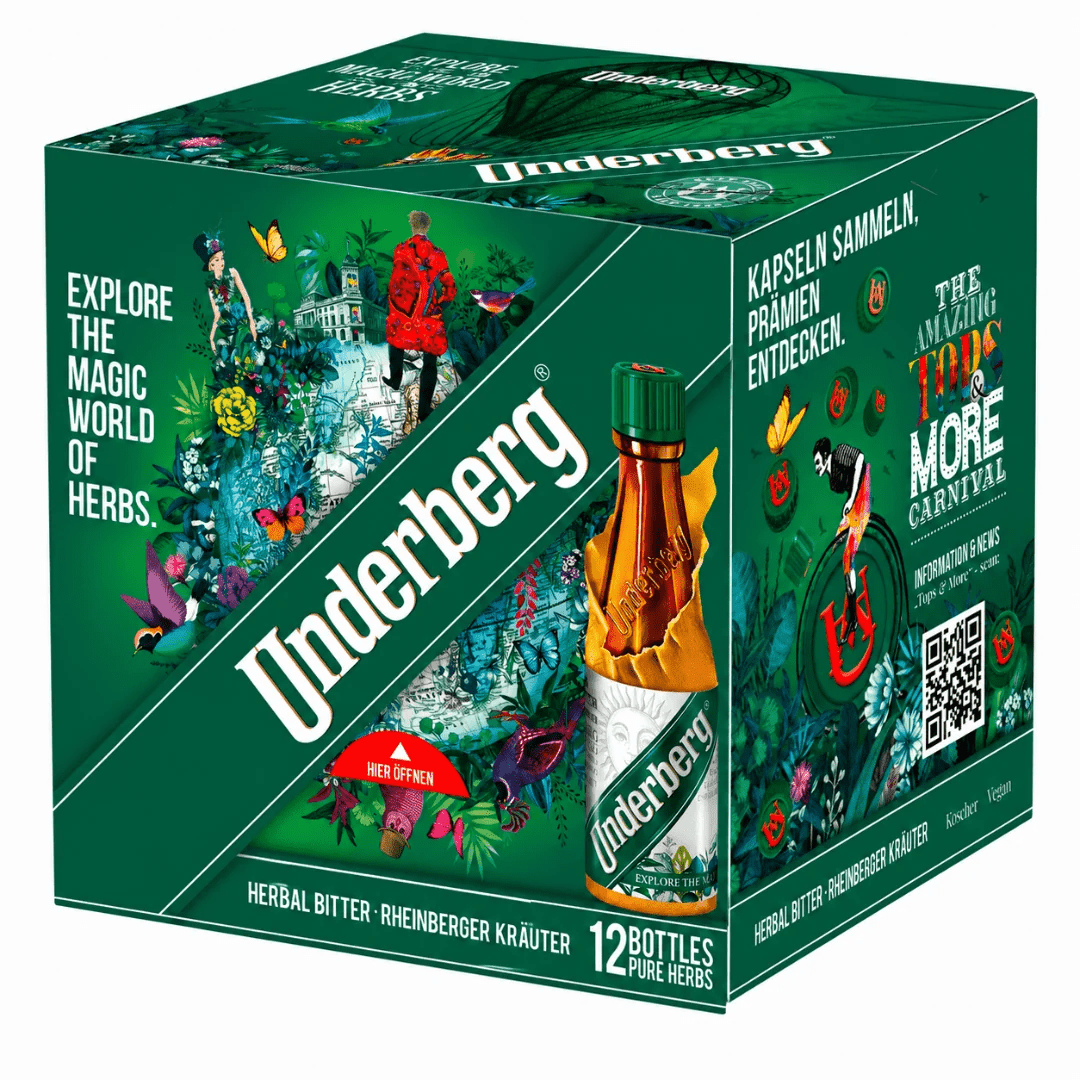 Underberg Kräuterbitter 12 × 2 cl - FestivalStuff