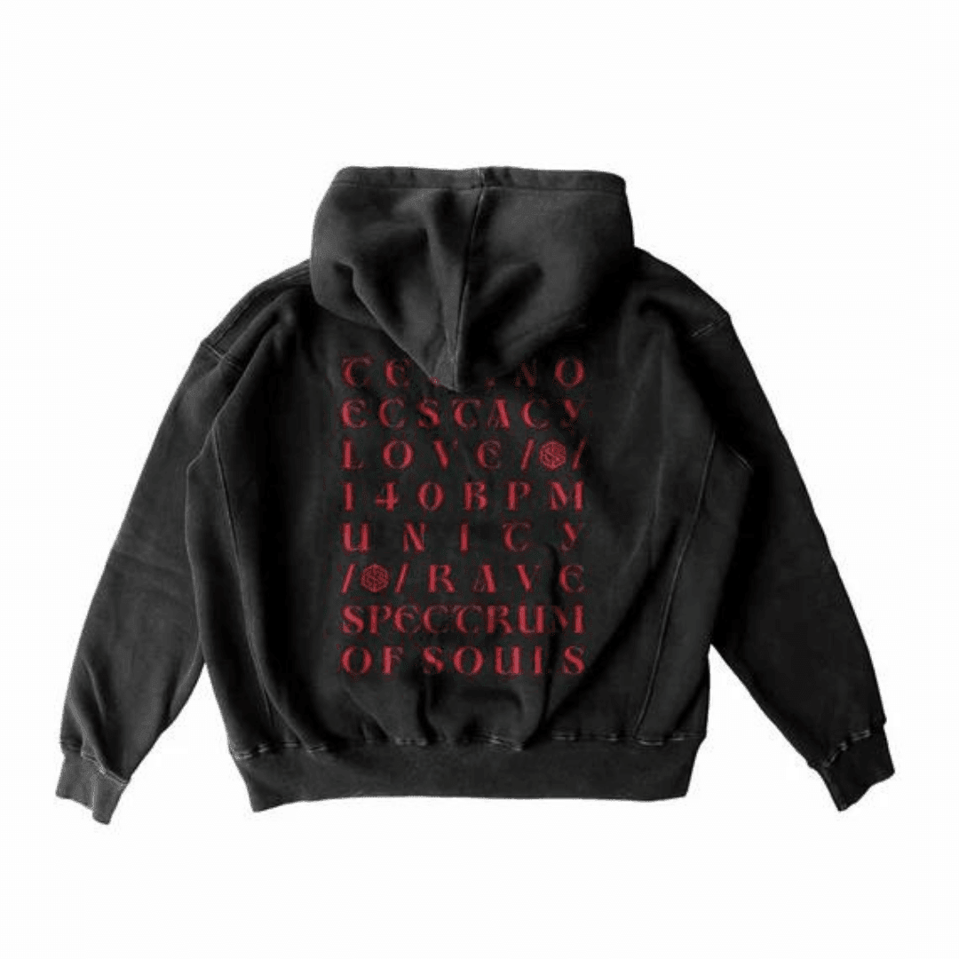 Unity Ultra Heavy Hoodie (unisex, schwarz) - FestivalStuff