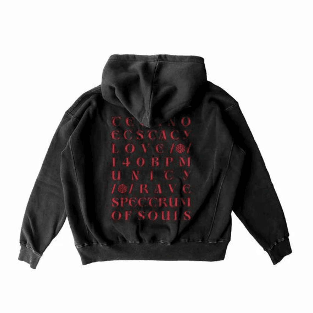 Unity Ultra Heavy Hoodie (unisex, schwarz) - FestivalStuff