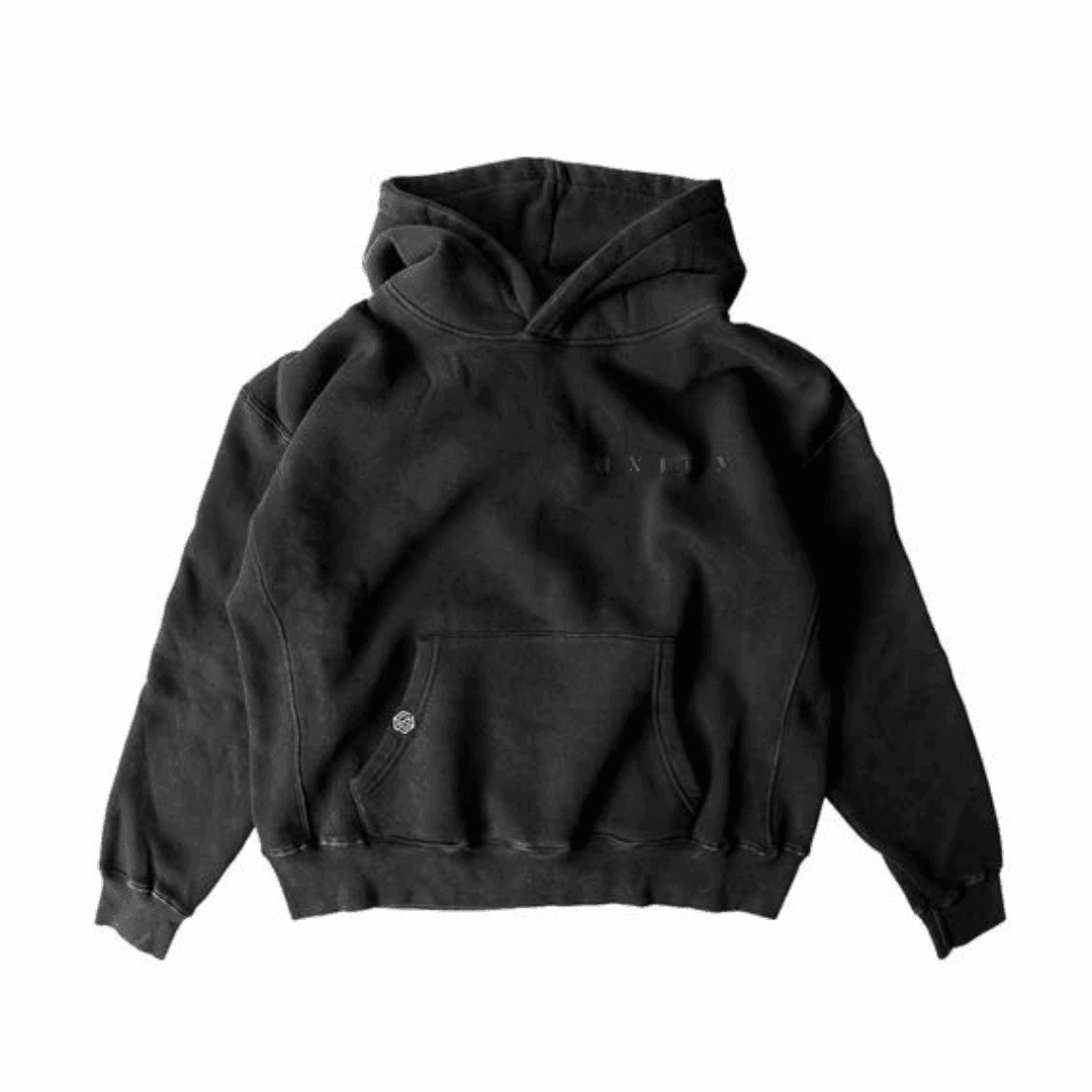 Unity Ultra Heavy Hoodie (unisex, schwarz) - FestivalStuff