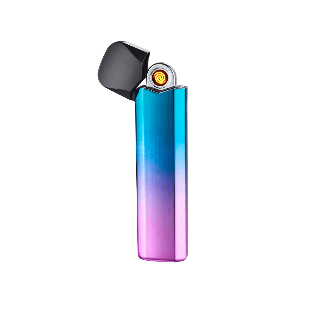 USB Feuerzeug Gold - Schwarz - FestivalStuff