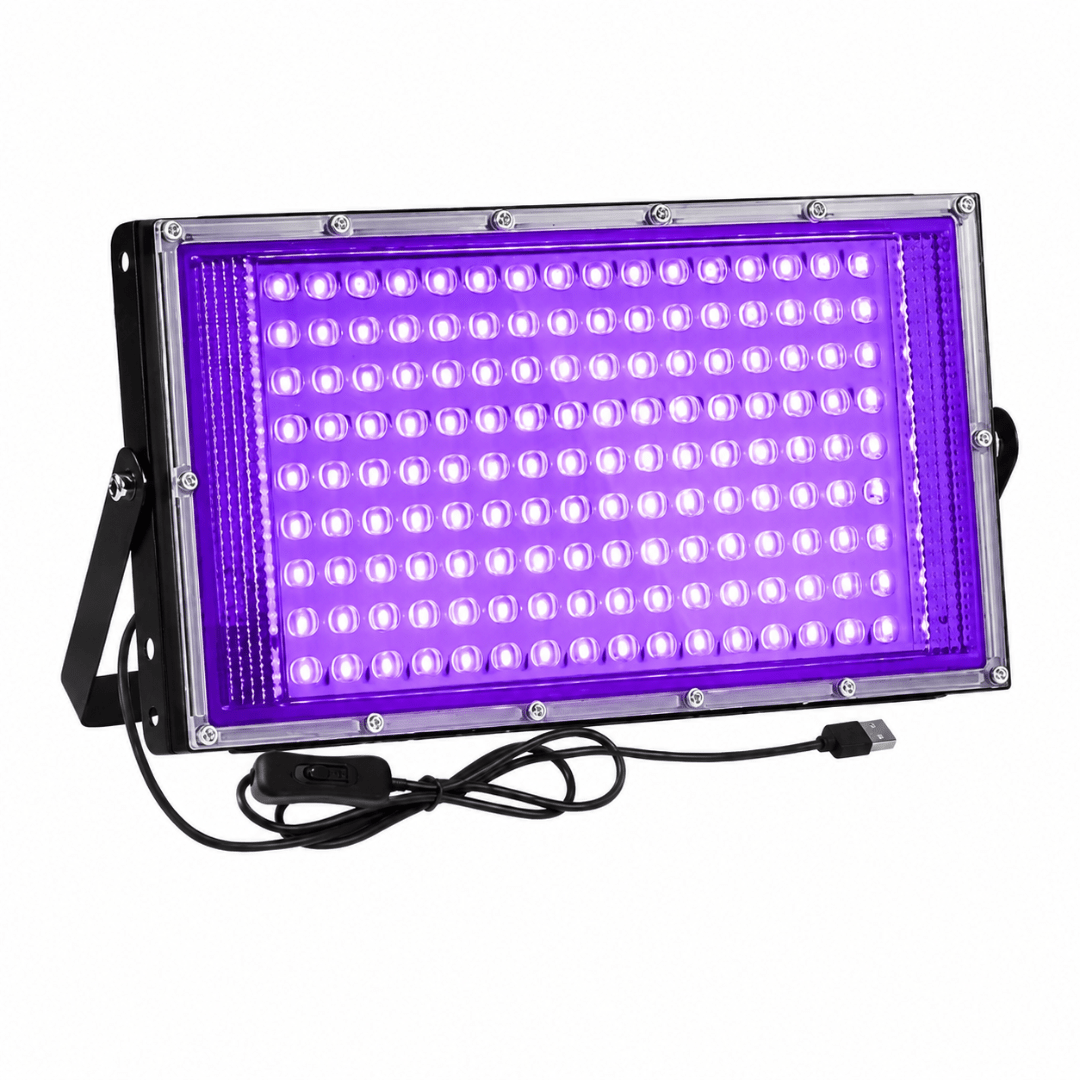 UV Schwarzlicht Festival Strahler mit 144 LEDs - FestivalStuff