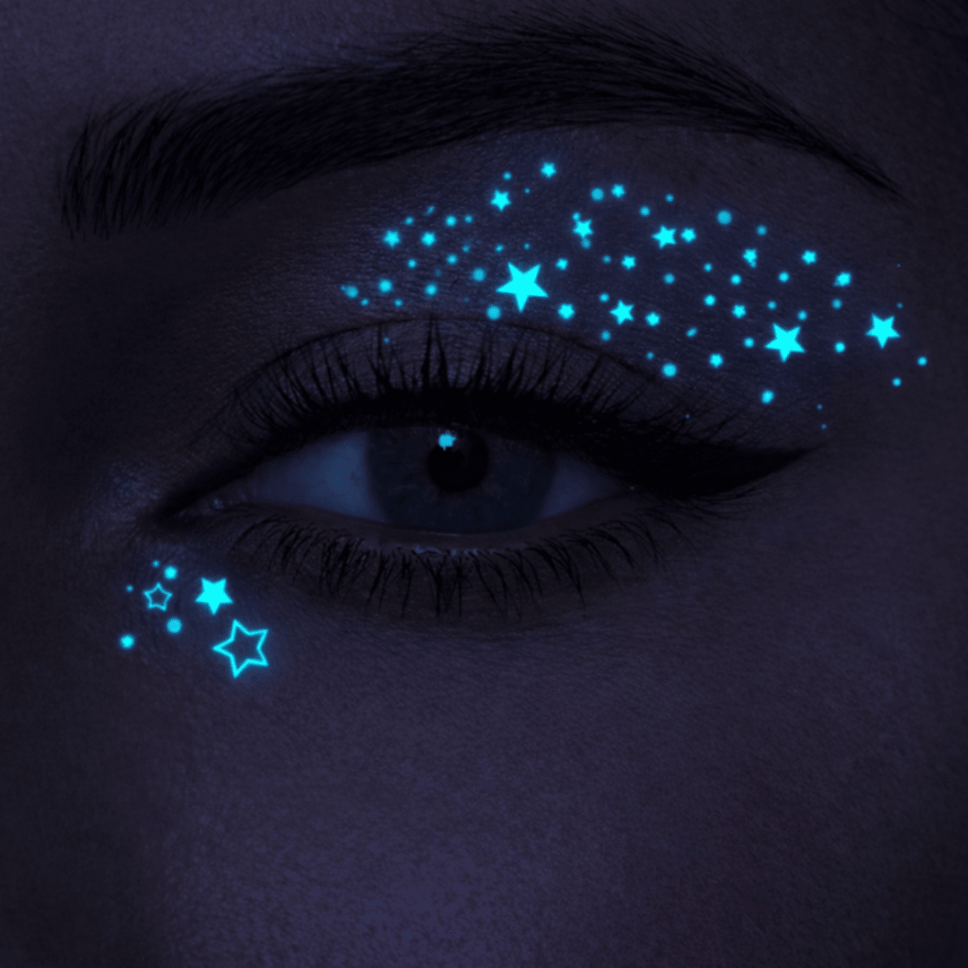 UV Tattoo Stars - FestivalStuff