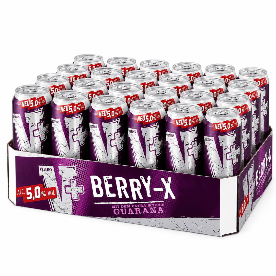 Veltins V+ Berry-X 0,5L Dose - FestivalStuff