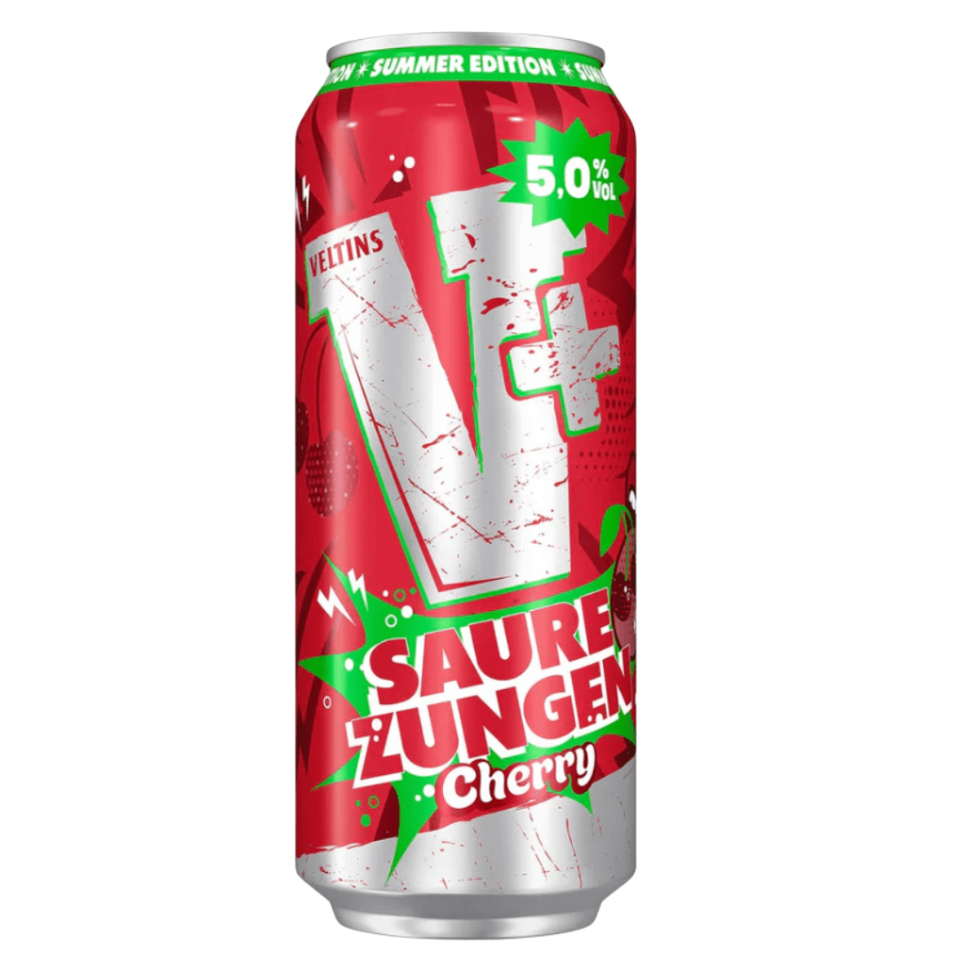 Veltins V+ Saure Zungen Cherry Biermix Dose - FestivalStuff
