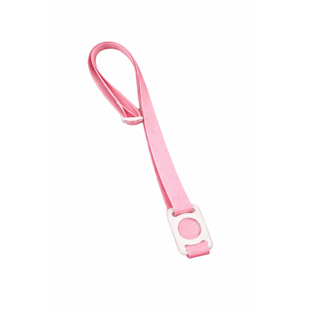 Verstellbarer Flaschenhalter mit Schultergurt Rosa - FestivalStuff