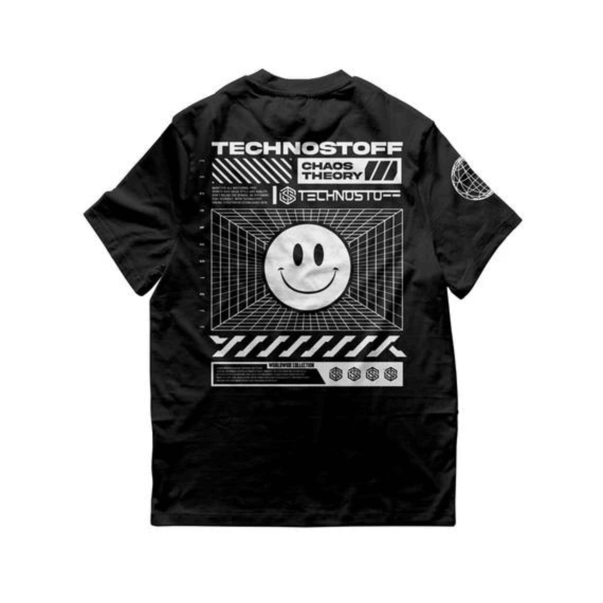Virtual Rave T-Shirt (oversized, unisex, black) - FestivalStuff
