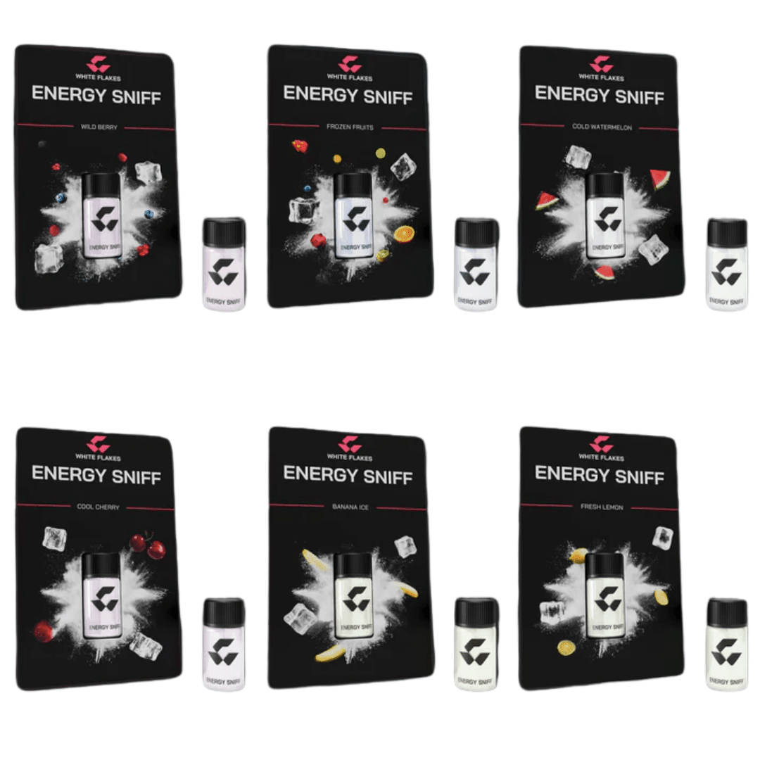 White Flakes Energy Sniff - FestivalStuff