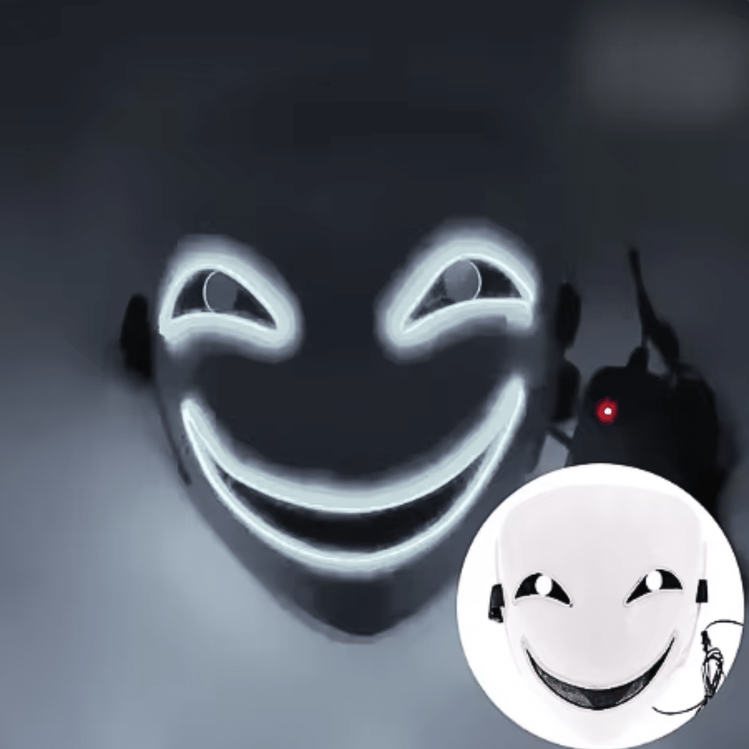 X leuchtende Maske SMILE - FestivalStuff