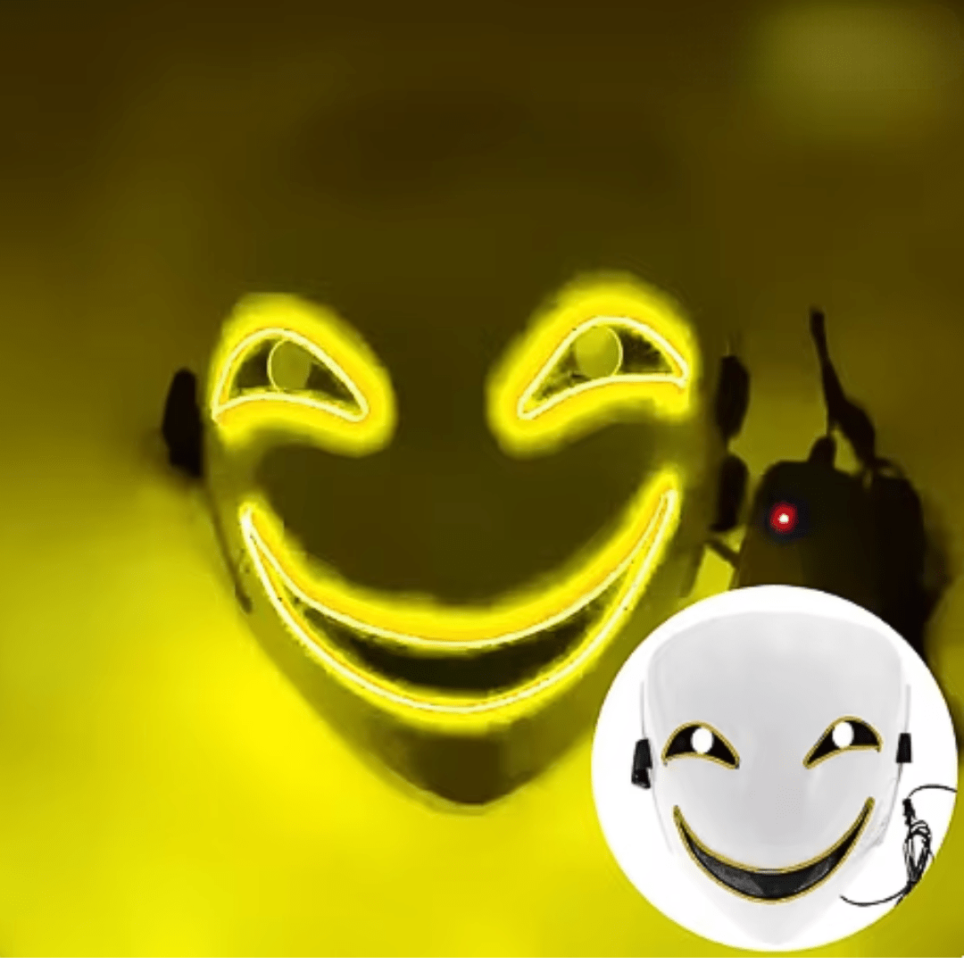 X leuchtende Maske SMILE - FestivalStuff