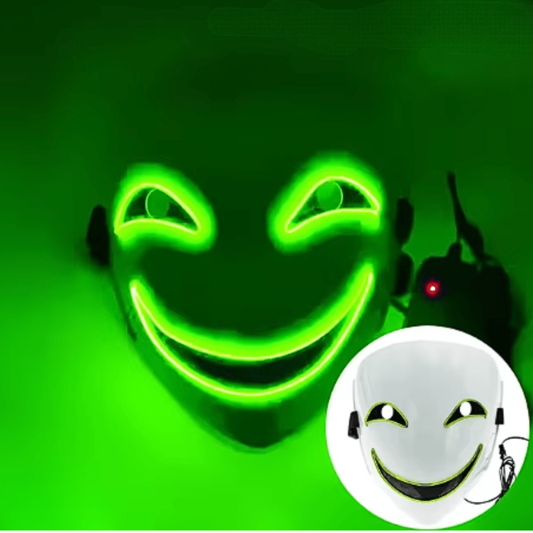 X leuchtende Maske SMILE - FestivalStuff