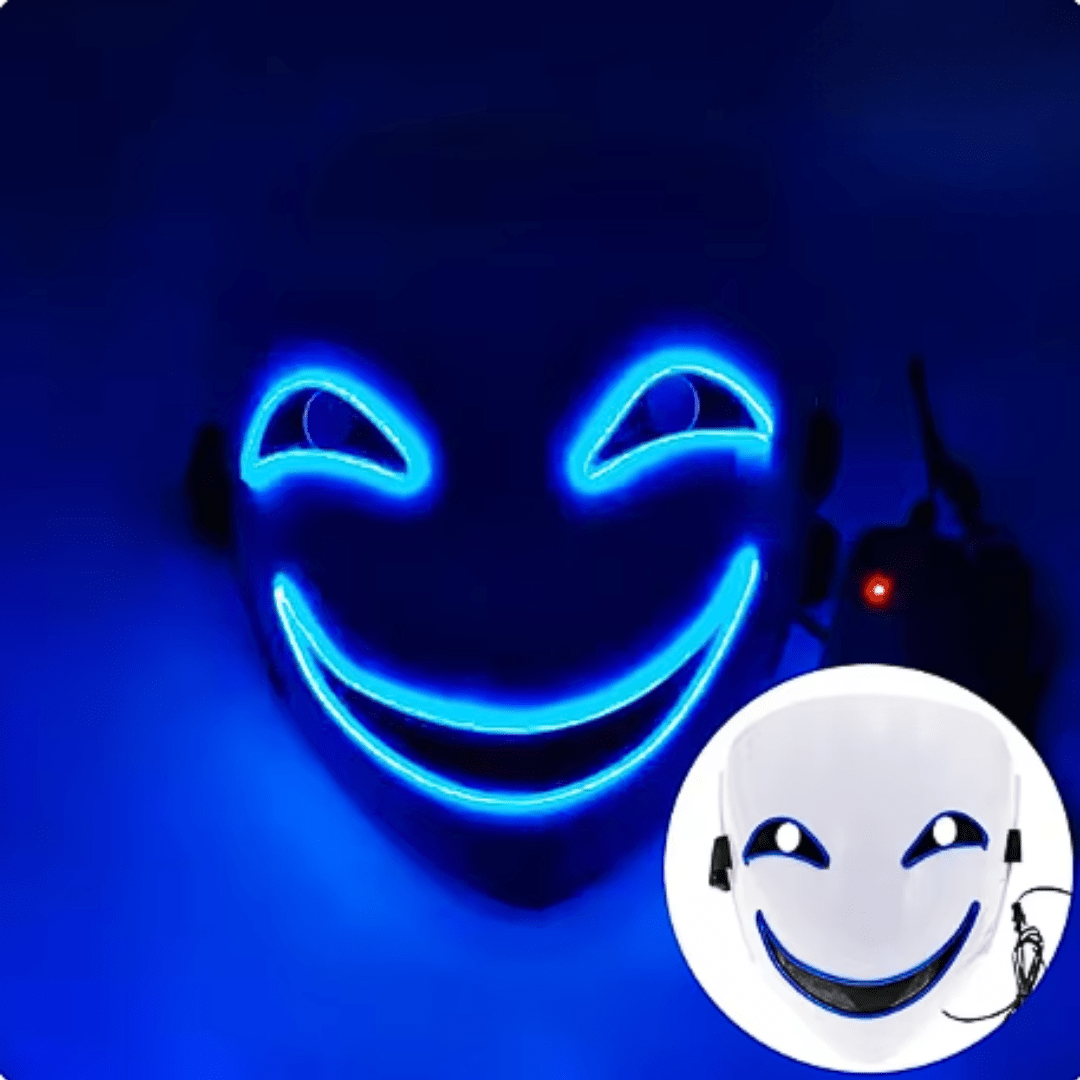X leuchtende Maske SMILE - FestivalStuff