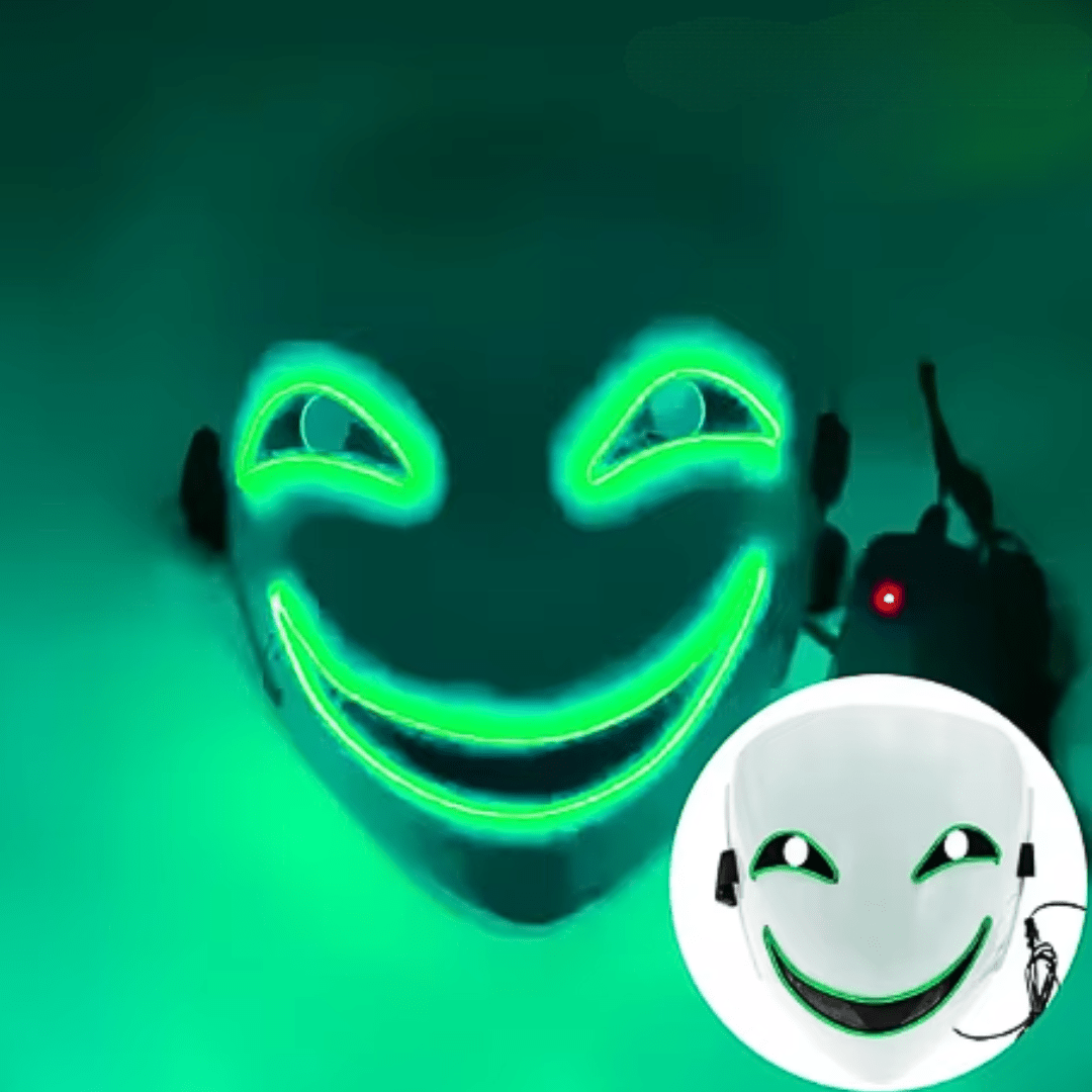 X leuchtende Maske SMILE - FestivalStuff
