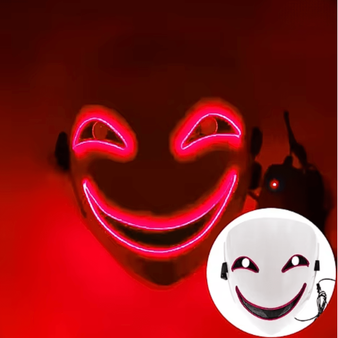 X leuchtende Maske SMILE - FestivalStuff