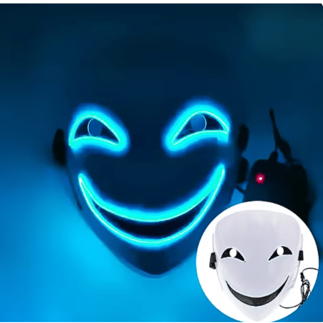 X leuchtende Maske SMILE - FestivalStuff
