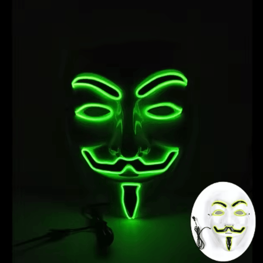 X leuchtende Maske V Vendetta - FestivalStuff
