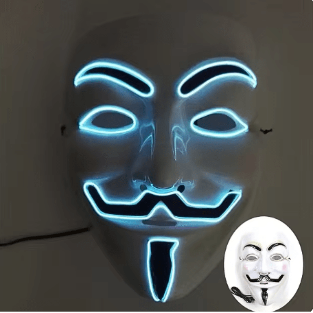 X leuchtende Maske V Vendetta - FestivalStuff