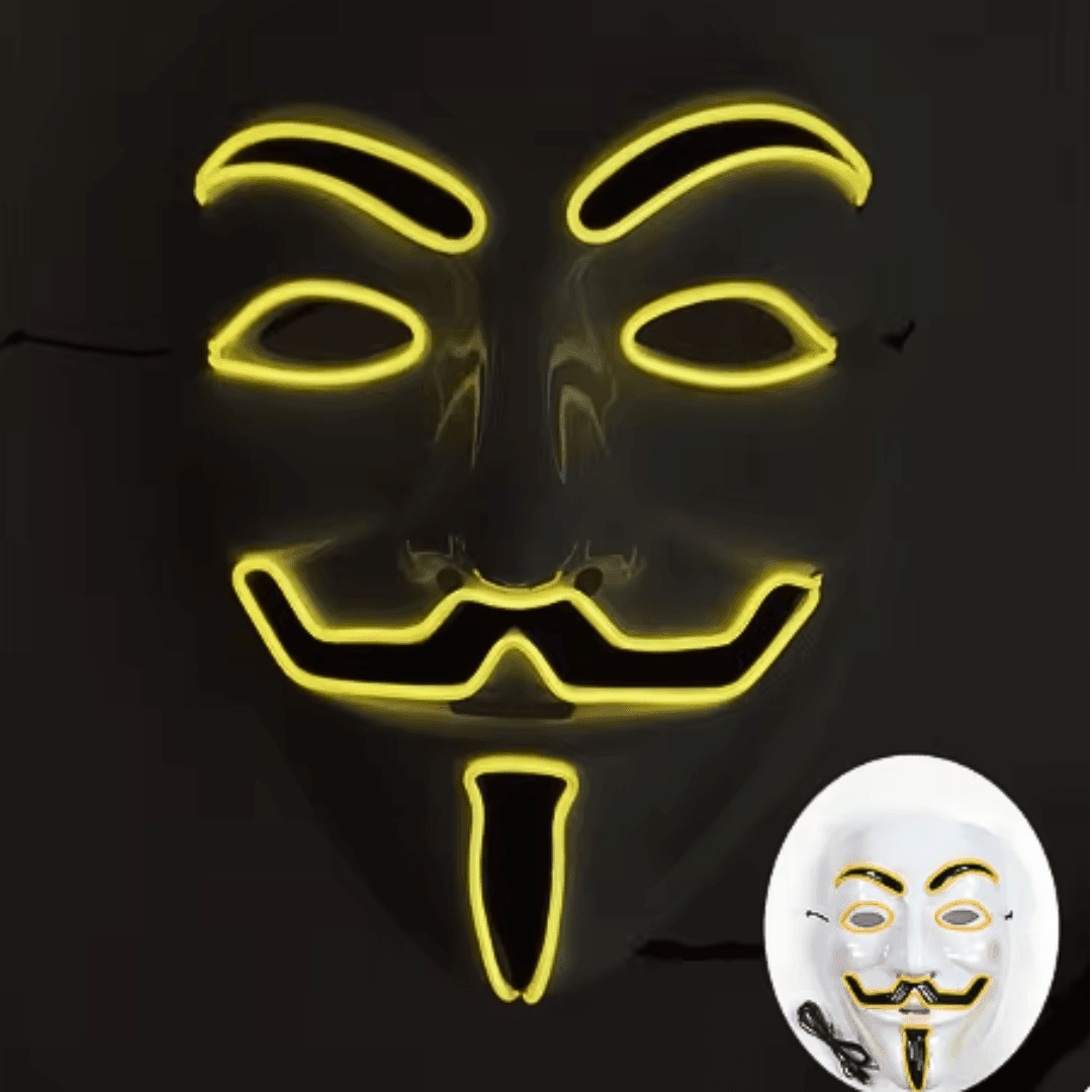 X leuchtende Maske V Vendetta - FestivalStuff