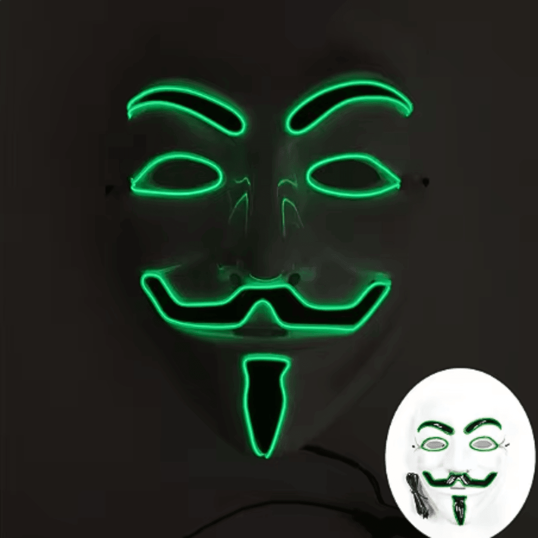 X leuchtende Maske V Vendetta - FestivalStuff
