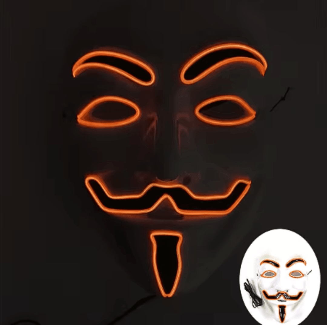 X leuchtende Maske V Vendetta - FestivalStuff