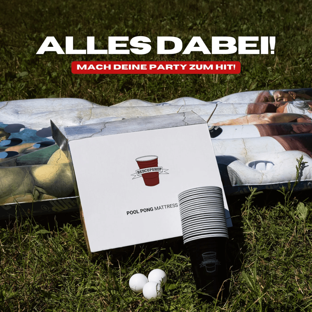 XXL Beer Pong Pool Luftmatratze 'Schaffung' - FestivalStuff