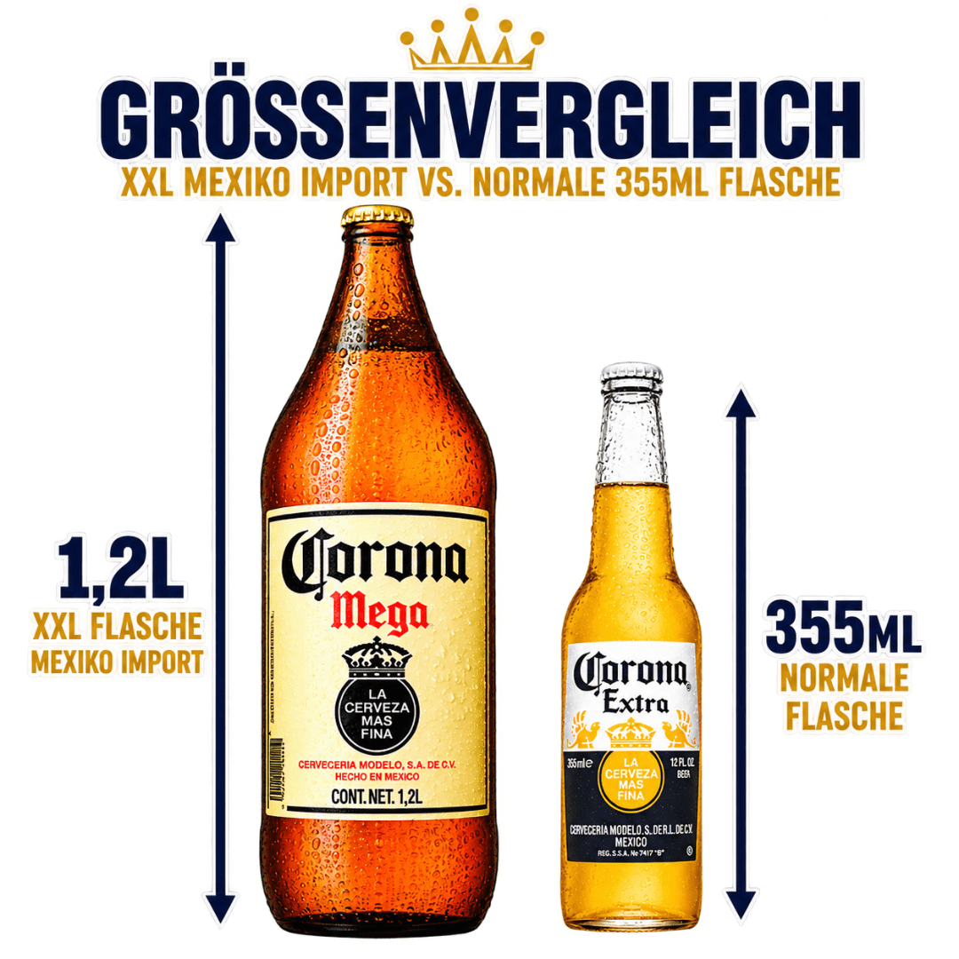 XXL Corona Mega Bier 1,2L – Original Mexiko Import - FestivalStuff