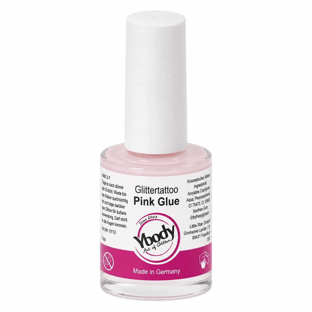 Ybody Pink Glue Hautkleber für Glitzertattoos - FestivalStuff