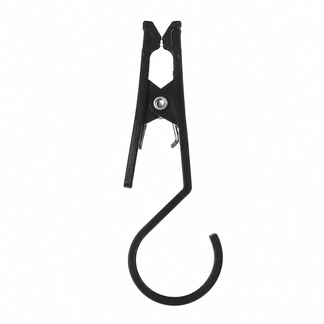 Zeltclip Haken Schwarz 11 cm - FestivalStuff