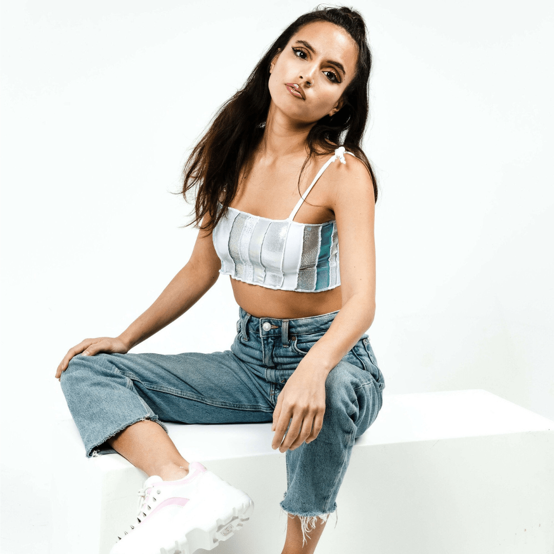 ZERO WASTE Patchwork Badeau Top - FestivalStuff