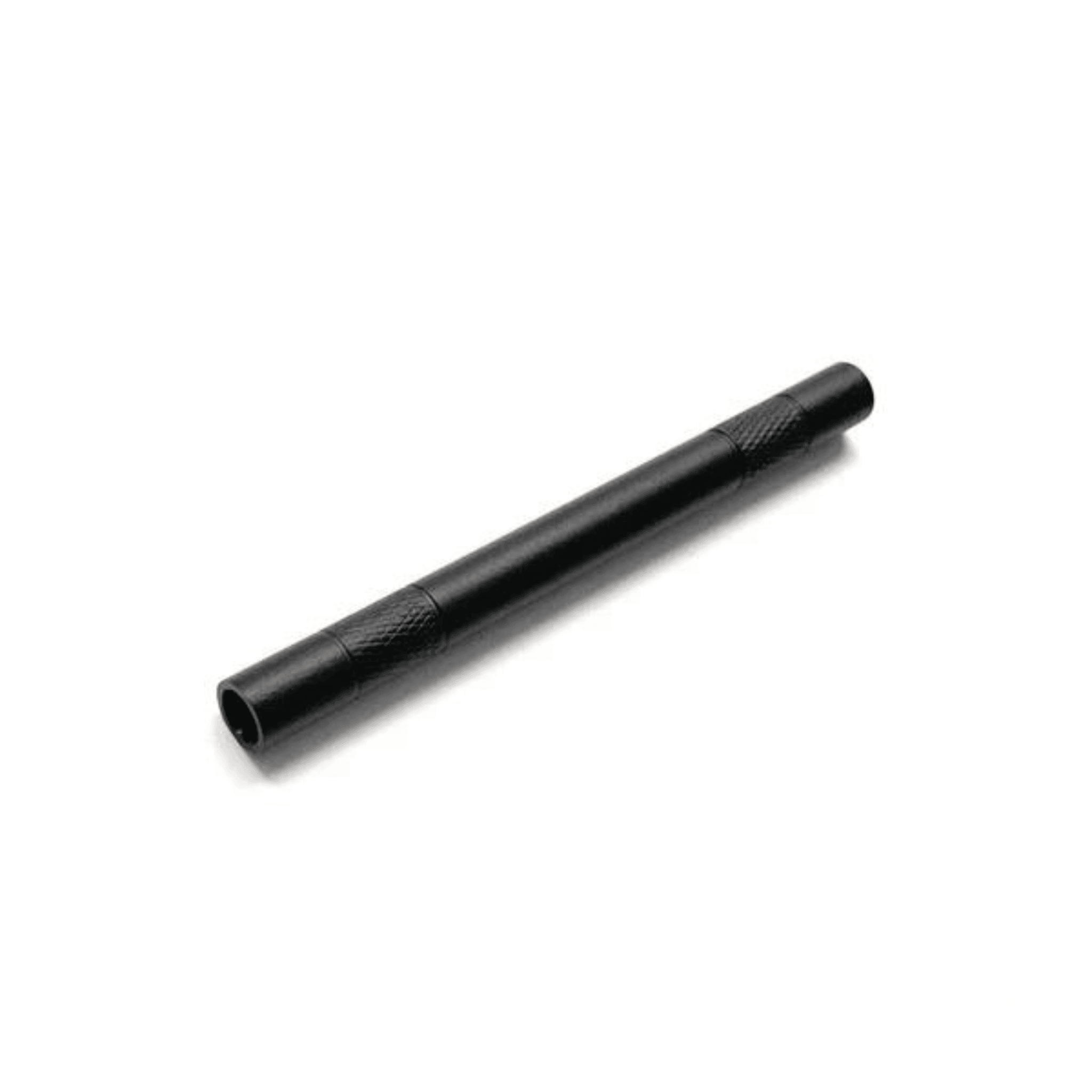 Zieh Röhrchen Schwarz matt aus Alu Länge 80mm - FestivalStuff