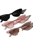 Sonnenbrille Katzenaugen 3 Paar - FestivalStuff