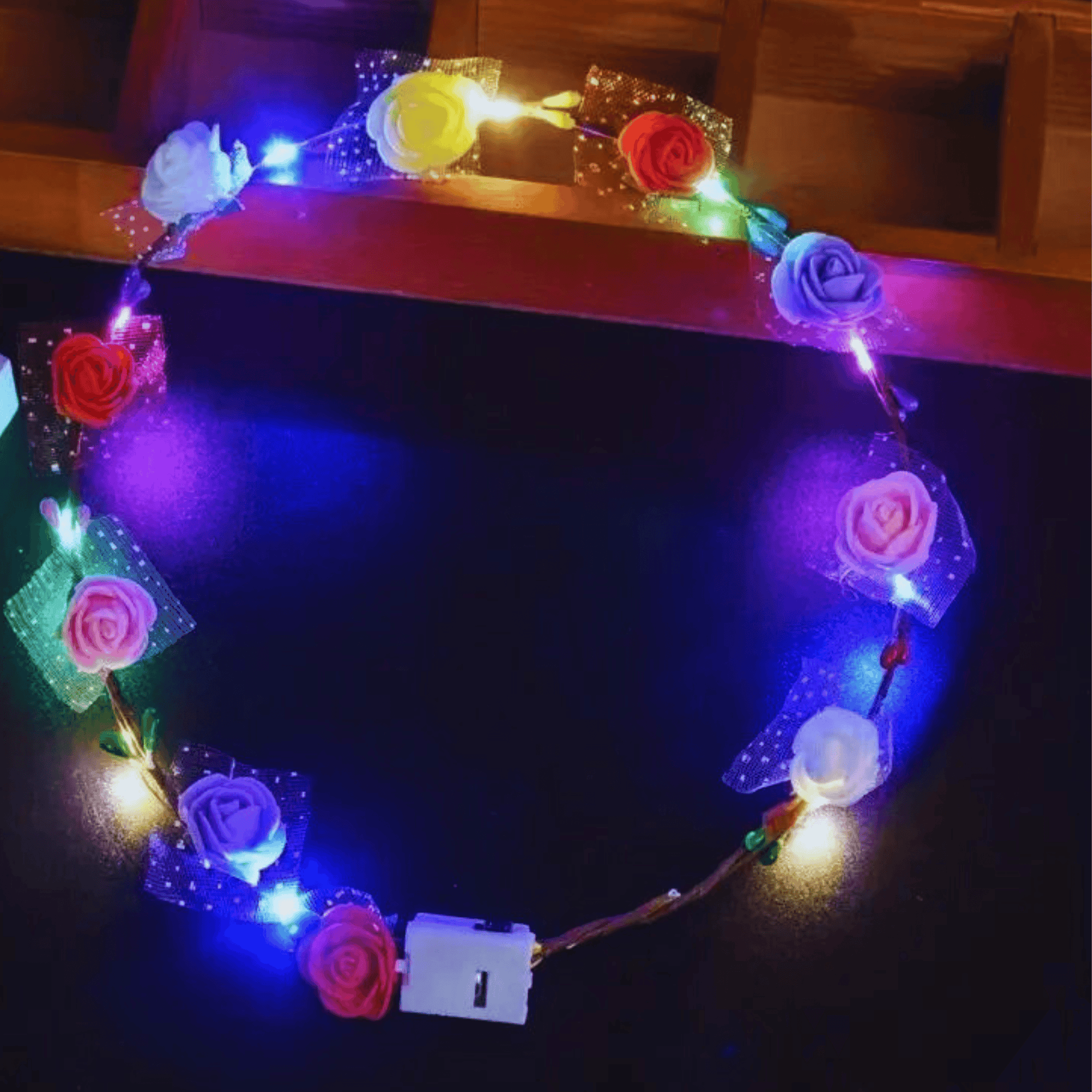 LED Blumenkranz - FestivalStuff