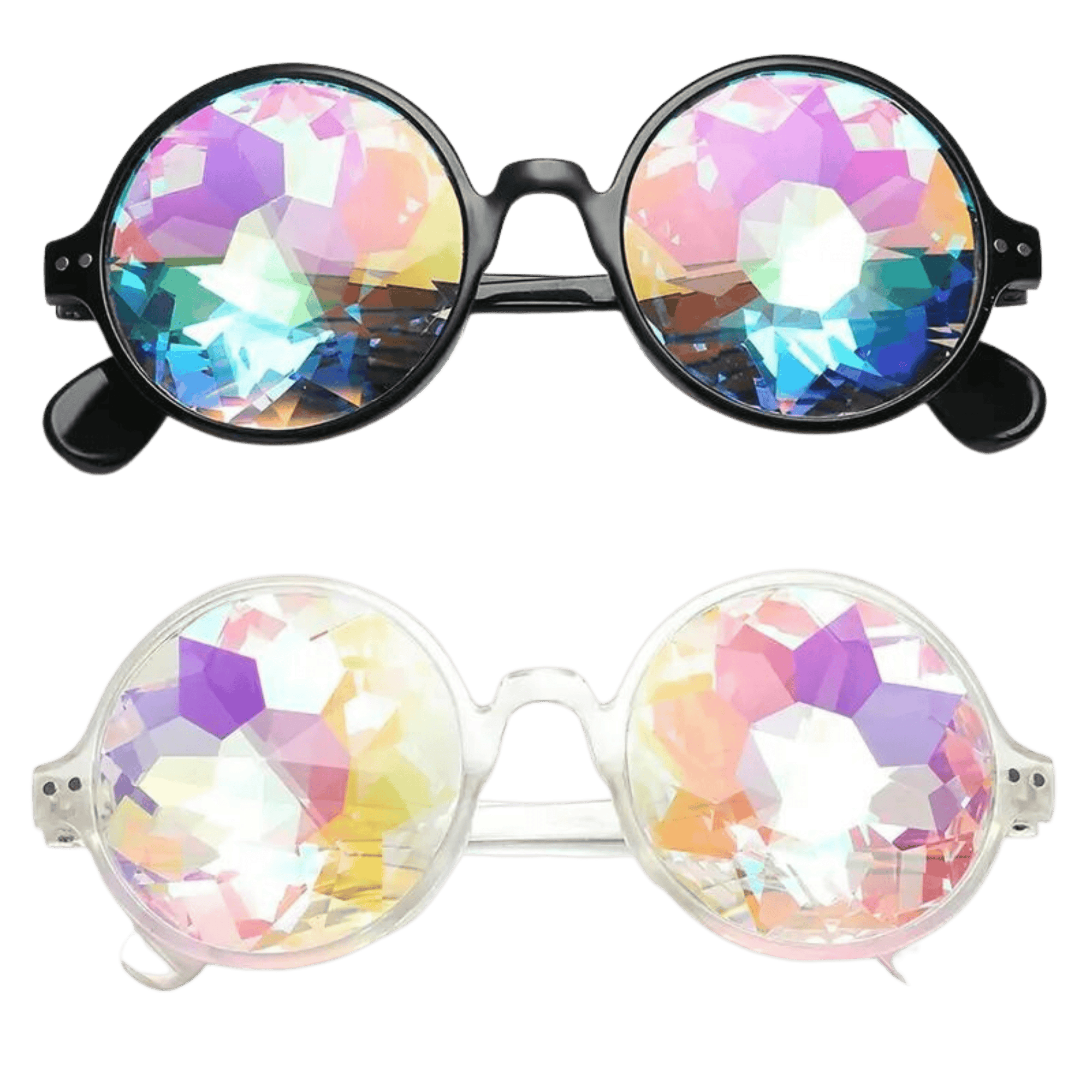 Psychedelische Sonnenbrille 2 Paar - FestivalStuff