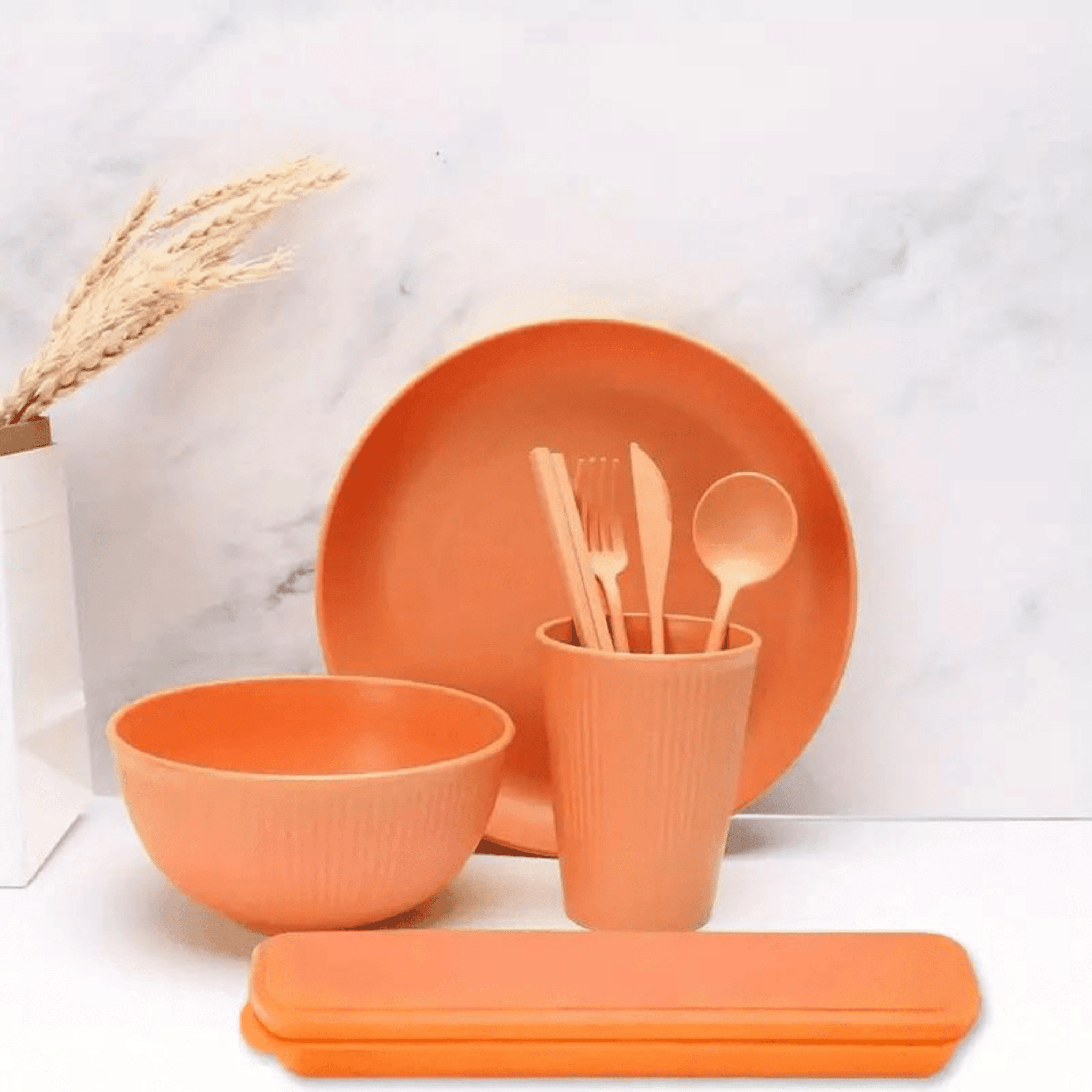 Geschirr - und Besteck Set 8 - teilig - FestivalStuff