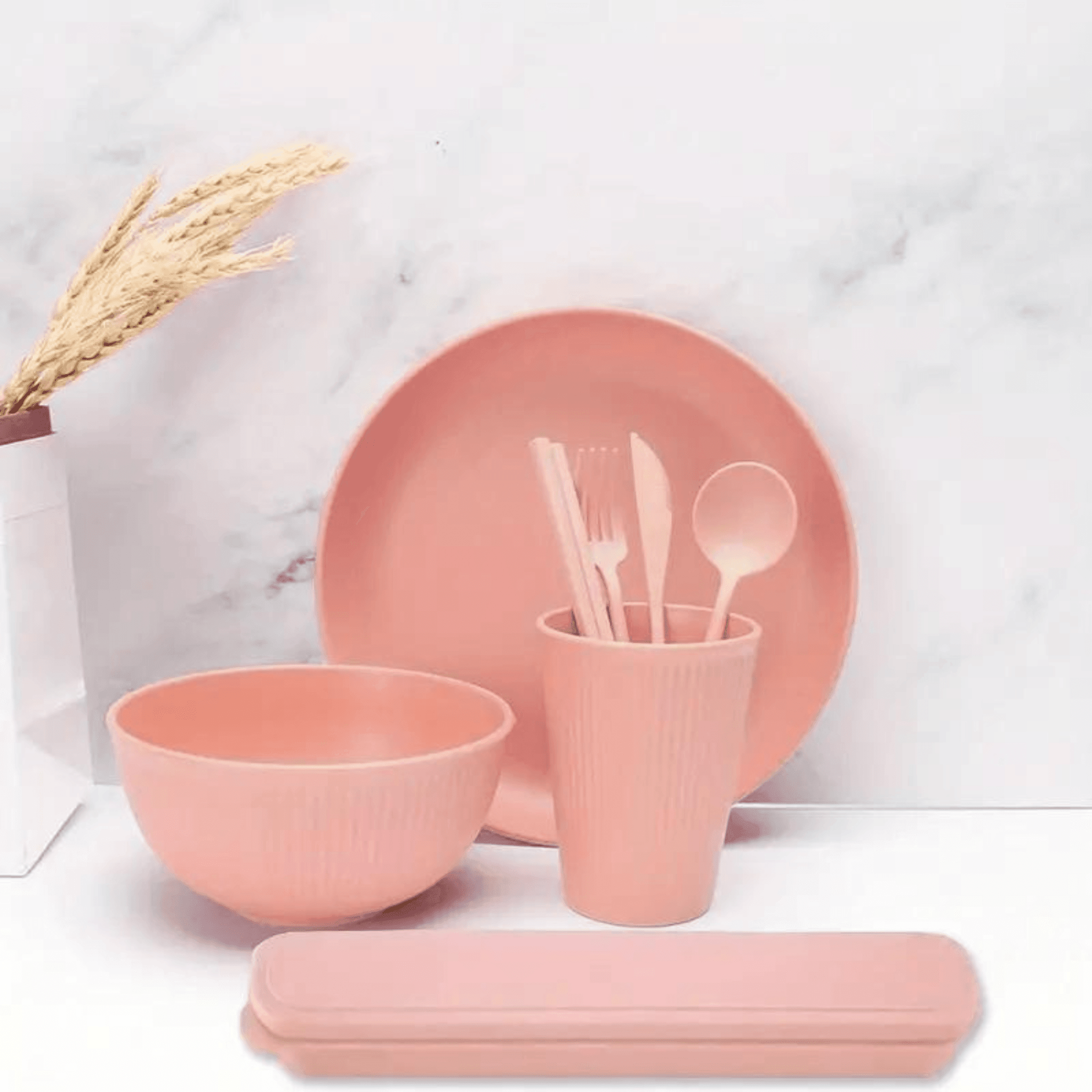 Geschirr - und Besteck Set 8 - teilig - FestivalStuff