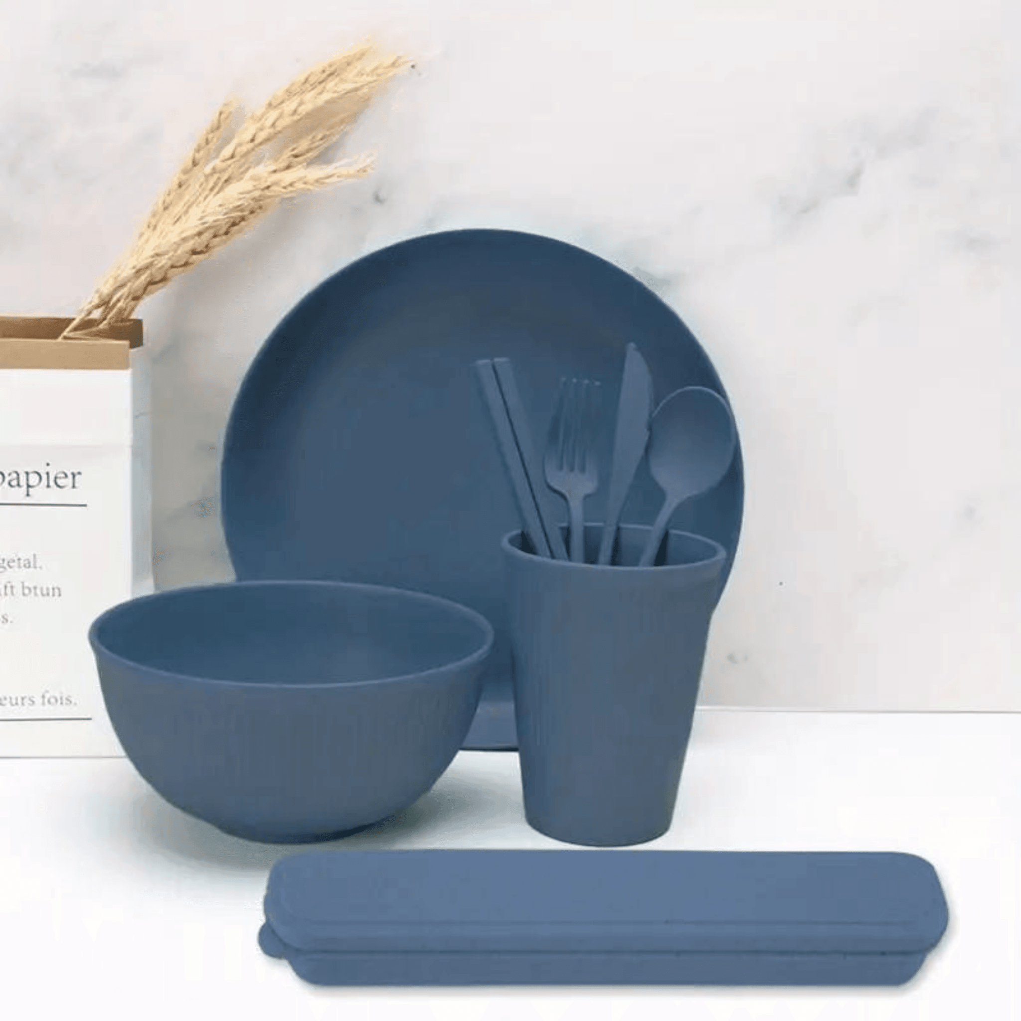 Geschirr - und Besteck Set 8 - teilig - FestivalStuff