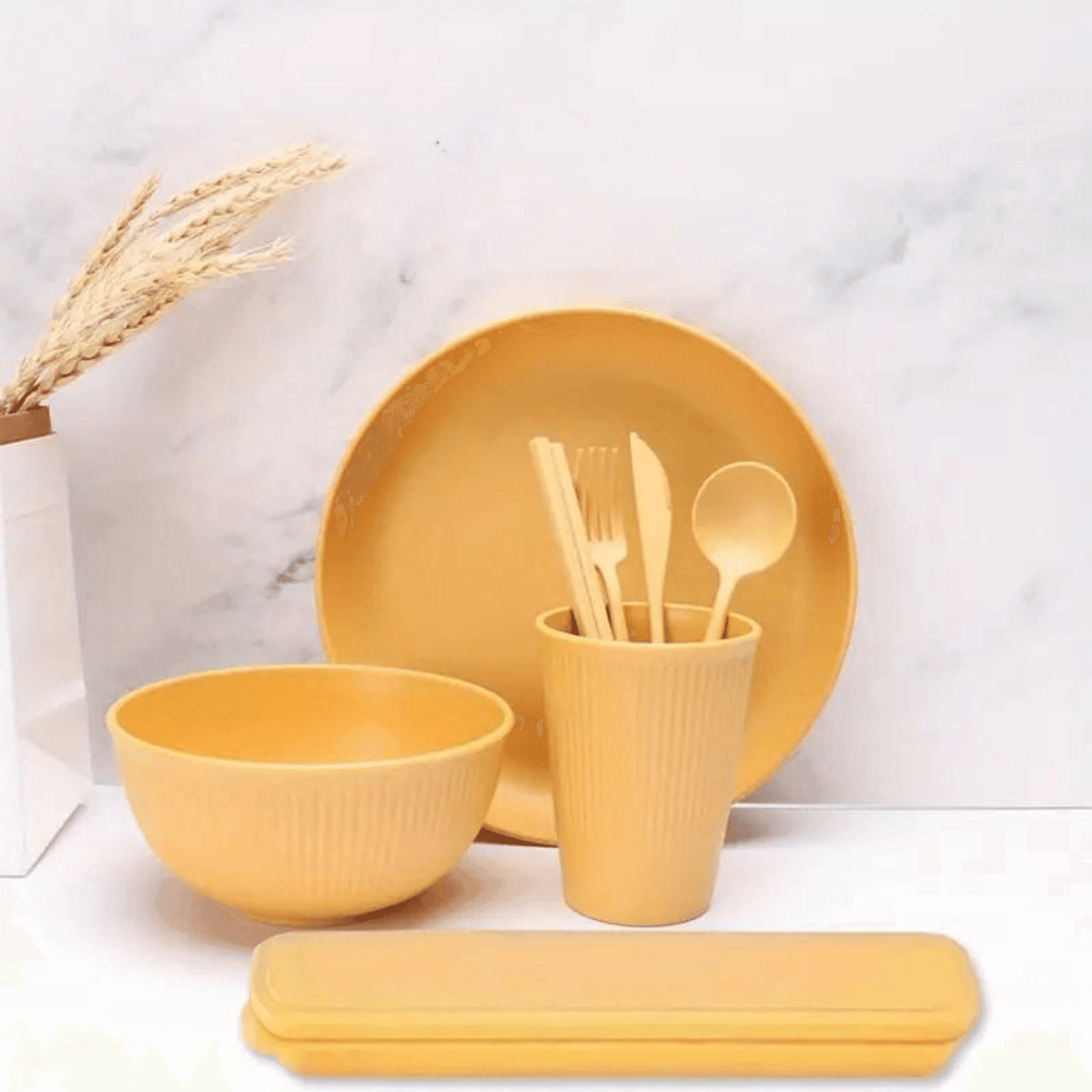 Geschirr - und Besteck Set 8 - teilig - FestivalStuff